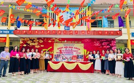 Ngày hội đọc sách – Lan tỏa văn hóa đọc tại Trường Tiểu học Vật Lại