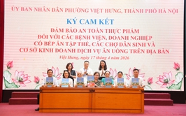 Phường Việt Hưng phát động Tháng hành động vì an toàn thực phẩm 2026