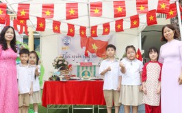 Ngày hội STEM - Sách - Công nghệ ở Kiến Hưng:Khơi nguồn sáng tạo, lan tỏa văn hóa đọc