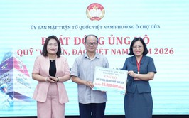 Phường Ô Chợ Dừa phát động ủng hộ Quỹ 