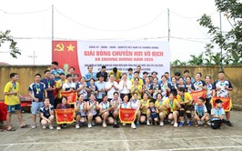 Câu lạc bộ bóng chuyền hơi Đào Xá giành giải nhất nam, nữ Giải bóng chuyền hơi vô địch năm 2026