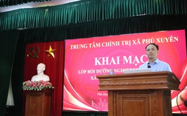 xã Phượng Dực- xã Chuyên Mỹ Khai giảng lớp Bồi dưỡng nghiệp vụ công tác Đảng năm 2026