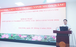 Khai mạc lớp tập huấn nghiệp vụ công tác hòa giải năm 2026