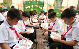 Sôi nổi ngày hội đọc sách trường Tiểu học Đan Phượng