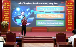 Xã Mỹ Đức nâng cao kỹ năng ứng dụng công nghệ trí tuệ nhân tạo (AI) trong hoạt động công vụ
