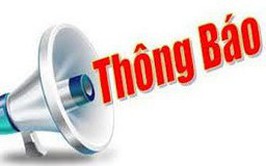 Thông báo tuyển sinh 