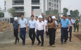 Chủ tịch UBND thành phố Hà Nội kiểm tra tiến độ dự án nâng cấp, mở rộng đường 70