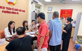 Các tổ công tác tuyên truyền giải phóng mặt bằng cầu Trần Hưng Đạo tiếp tục ra quân trong ngày 20/4