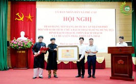 Phú Cát tăng cường quản lý, phát huy giá trị di tích; trao Bằng xếp hạng di tích cấp Thành phố cho 03 di tích tiêu biểu