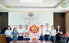 Phú Cát công bố Quyết định, ra mắt Chi bộ Công ty TNHH Xây dựng và Phát triển Tuấn Minh