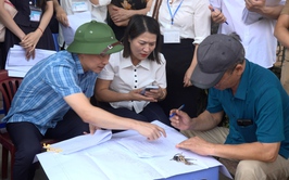 54 hộ gia đình đồng thuận ký biên bản bàn giao mặt bằng dự án nâng cấp, mở rộng Quốc lộ 21B