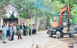 Công an xã Nam Phù bám sát cơ sở, chủ động tham mưu xử lý vi phạm đất đai