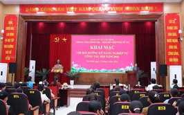 Khai mạc lớp bồi dưỡng kỹ năng nghiệp vụ công tác Hội Phụ nữ năm 2026