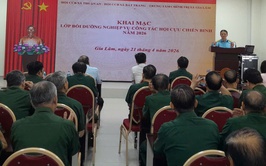 Hội Cựu chiến binh xã Thuận An tập huấn nghiệp vụ công tác Hội năm 2026