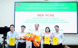 XÃ TÂY PHƯƠNG TỔ CHỨC PHIÊN HỌP THỨ NHẤT BAN ĐẠI DIỆN HĐQT NGÂN HÀNG CHÍNH SÁCH XÃ HỘI NĂM 2026