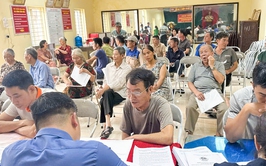 Xã Thượng Phúc tổ chức kiểm đếm phục vụ giải phóng mặt bằng tại thôn Quất Tỉnh