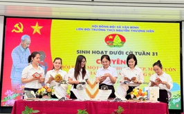 TRƯỜNG THCS NGUYỄN THƯỢNG HIỀN SÔI NỔI HƯỞNG ỨNG NGÀY SÁCH VÀ VĂN HÓA ĐỌC VIỆT NAM 21/4