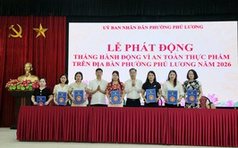 Phường Phú Lương tổ chức Lễ phát động “Tháng hành động vì An toàn thực phẩm” năm 2026
