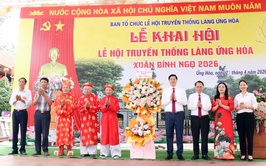 Khai mạc Lễ hội truyền thống Đình làng Ứng Hòa