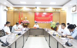 Đồng chí Bí thư Đảng ủy làm việc với UBND phường về tiến độ Giải phóng mặt bằng các dự án trên địa bàn phường Xuân Phương