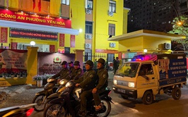 Công an phường Yên Hòa duy trì công tác tuần tra đảm bảo ANTT dịp Lễ 30/4 và 01/5