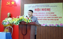 Xuân Mai đối thoại, vận động bàn giao mặt bằng dự án Quốc lộ 6 với hộ gia đình, cá nhân thôn Tiên Xuân