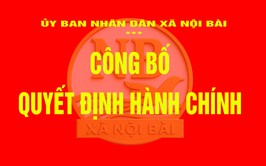 Danh mục thông tin được công khai và Danh mục thông tin công dân được tiếp cận có điều kiện của UBND xã Nội Bài năm 2026