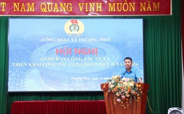 Công đoàn xã Thượng Phúc tổ chức Hội nghị giao ban công tác công đoàn quý I và triển khai nhiệm vụ trọng tâm quý II năm 2026