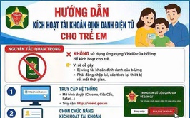 Tuyên truyền hướng dẫn kích hoạt tài khoản định danh điện tử cho trẻ em.