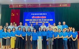 Phường Hồng Hà tổ chức lễ phát động tháng hành động về an toàn, vệ sinh lao động và tháng công nhân năm 2026