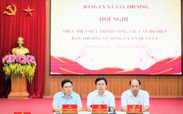 Tây Phương tổ chức Hội nghị cán bộ chủ chốt thực hiện quy trình kiện toàn, bổ sung Ủy viên Ban Chấp hành Đảng bộ xã nhiệm kỳ 2025 - 2030