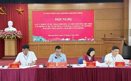 Phường Khương Đình tổ chức Hội nghị đối thoại về dự thảo phương án bồi thường, hỗ trợ, tái định cư dự án đường Vành đai 2,5
