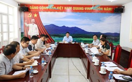 UBND XÃ BA VÌ LÀM VIỆC VỚI CÁC DỰ ÁN CHẬM TIẾN ĐỘ.