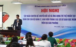 Phường Phú Diễn đẩy mạnh ứng dụng trí tuệ nhân tạo trong giáo dục mầm non