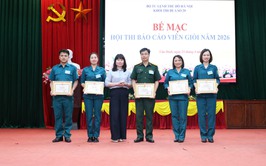 Hội thi Báo cáo viên giỏi Khối thi đua số 20 năm 2026 thành công tốt đẹp