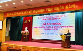Tổ chức lớp bồi dưỡng nghiệp vụ công tác tổ chức xây dựng Đảng năm 2026 (lớp 2)