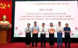 Phường Việt Hưng: chuyển giao Hội Người cao tuổi, Hội Chữ thập đỏ về MTTQ Việt Nam phường