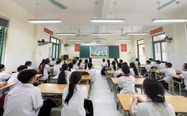 Các trường THCS trên địa bàn xã Quảng Bị tham dự tiết học pháp luật trực tuyến “Gen Z – Tự hào Hà nội, sống chuẩn an toàn”