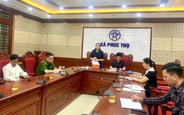 UBND xã Phúc Thọ triển khai công tác chỉnh trang cảnh quan, đảm bảo trật tự an toàn trước, trong và sau dịp nghỉ Lễ 30/4 – 01/5