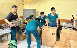 Thanh Xuân: Lực lượng Dân quân thường trực xung kích hỗ trợ Nhân dân giải phóng mặt bằng