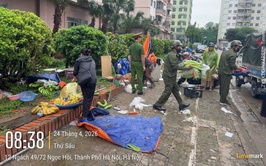 Phường Yên Sở quyết liệt xử lý vi phạm trật tự đô thị
