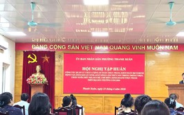 Phường Thanh Xuân tập huấn an toàn thực phẩm cho hộ kinh doanh tại chợ