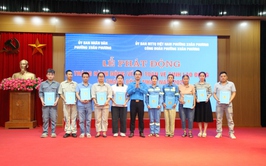 UBND phường Xuân Phương tổ chức Lễ phát động Tháng hành động về An toàn, vệ sinh lao động và Tháng Công nhân năm 2026