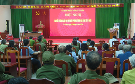 Ủy ban nhân dân xã tổ chức ra mắt 59 Đội dân phòng trên địa bàn