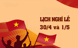 Thông báo nghỉ lễ Giỗ Tổ Hùng Vương và 30/4-1/5/2026