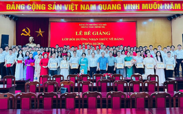 96 học viên hoàn thành lớp bồi dưỡng nhận thức về Đảng khóa III/2026
