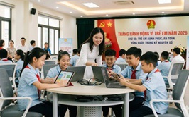 Hoài Đức đăng cai lễ phát động Tháng hành động vì trẻ em 2026, tăng cường bảo vệ trẻ trong kỷ nguyên số