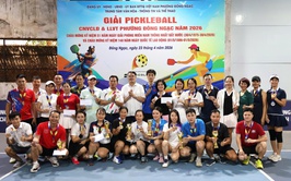 Sôi nổi Giải Pickleball khối Công nhân viên chức và Lực lượng vũ trang phương Đông Ngac năm 2026
