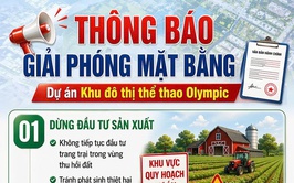 THÔNG BÁO GIẢI PHÓNG MẶT BẰNG 