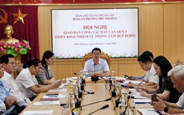 Phường Phú Thượng nâng cao hiệu quả công tác dân vận – tổ chức hội nghị giao ban quý I, triển khai nhiệm vụ quý II năm 2026